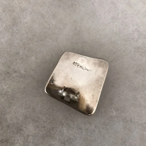 Wild Horse Cabochon Pendant and Earrings set in Sterling Silver. Artisan LE - Picture 8 of 12